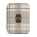 Plaid 'Slow Reader' Kindle Case
