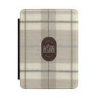 Plaid 'Slow Reader' Kindle Case