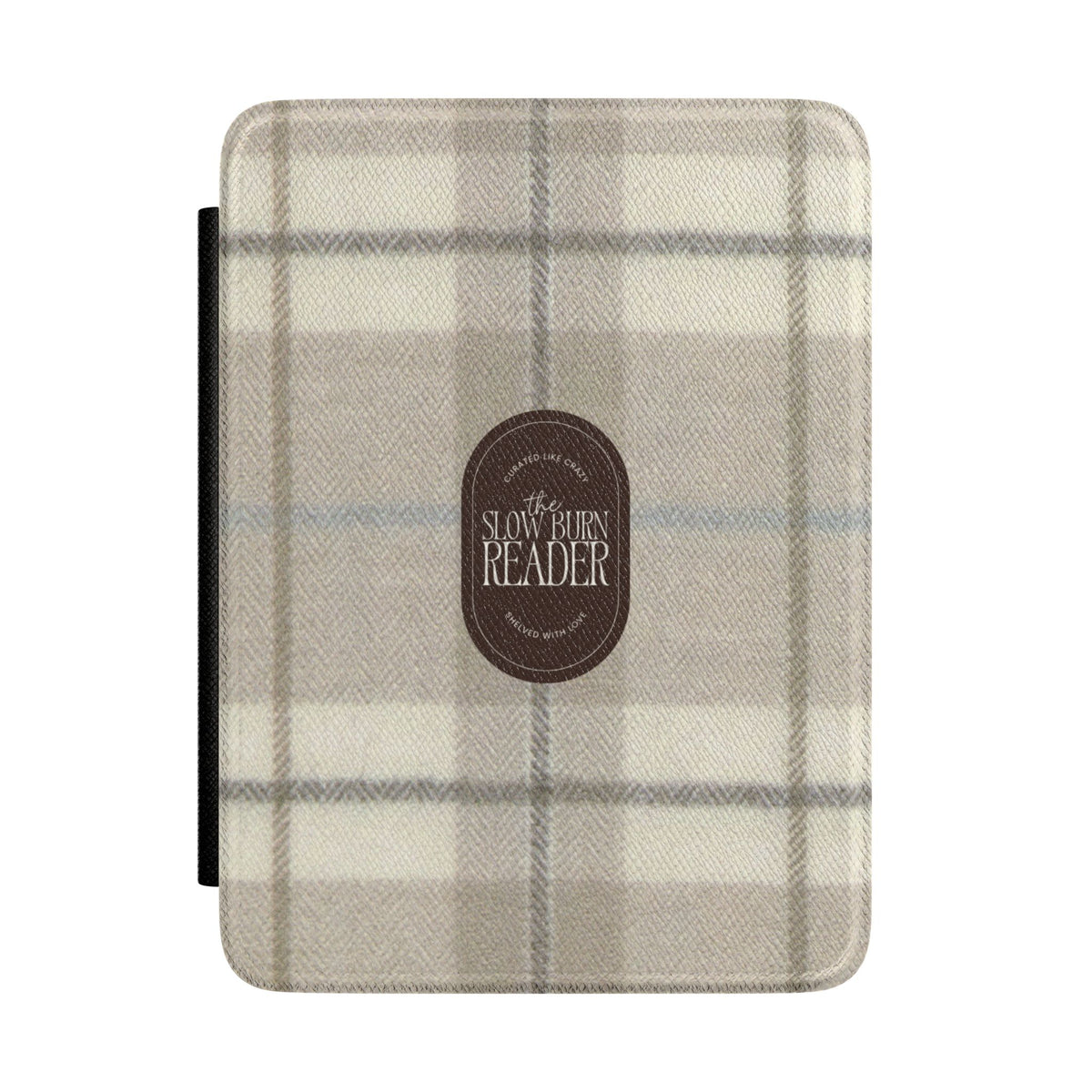 Plaid 'Slow Reader' Kindle Case