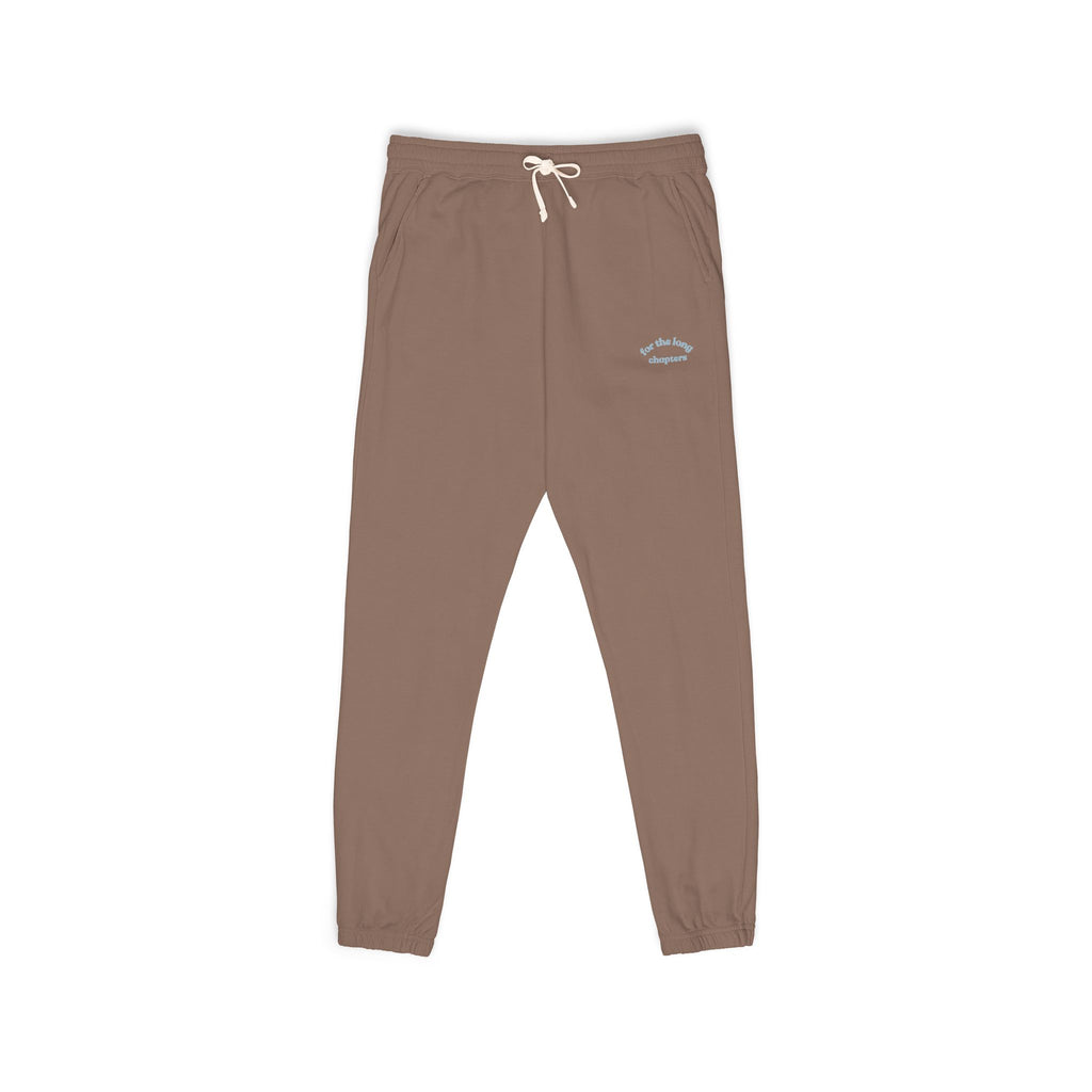 for the long chapters joggers — espresso