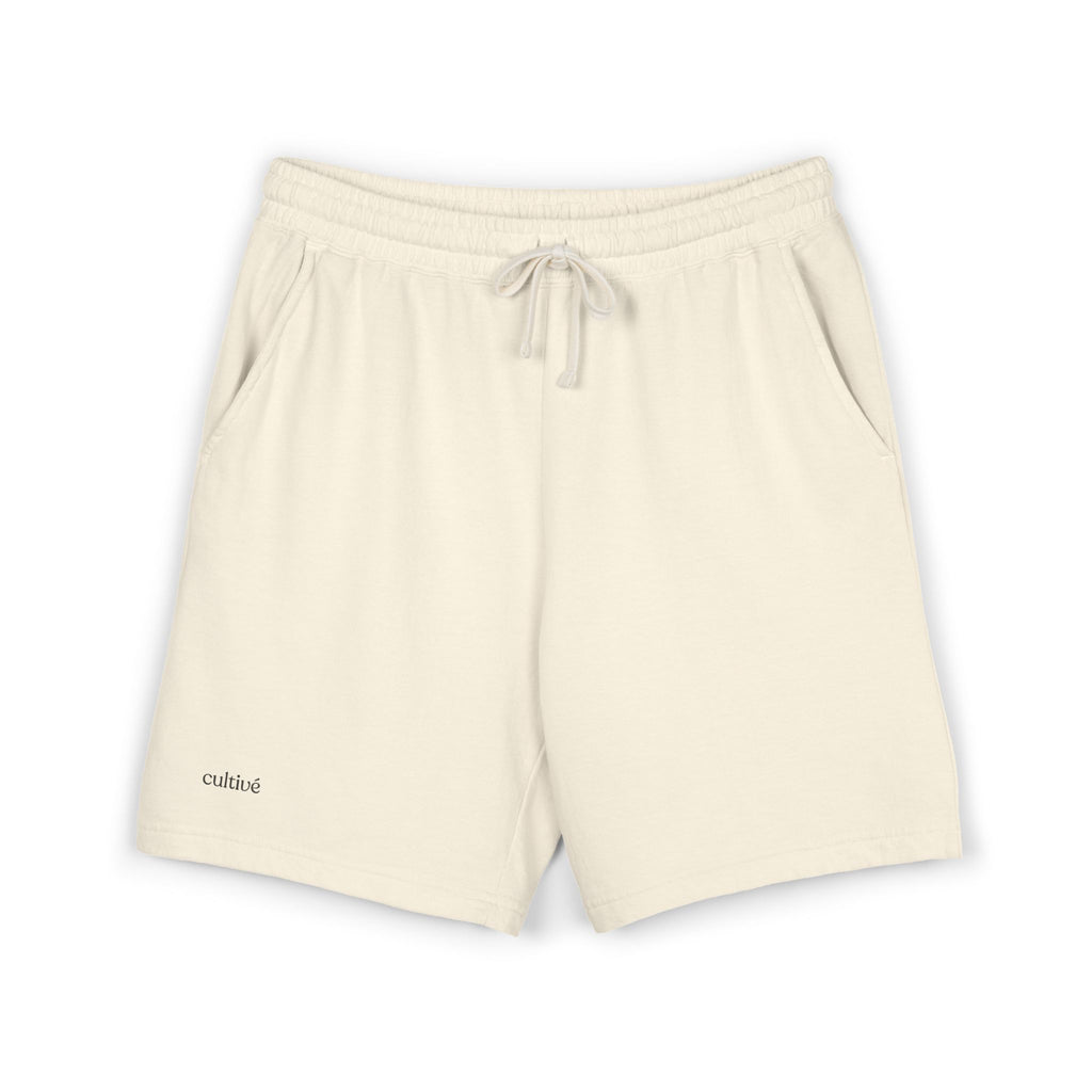 cultivé fleece shorts — ivory