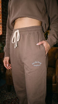 for the long chapters joggers — espresso